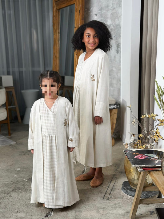 Knit besht & checks dress (#339)