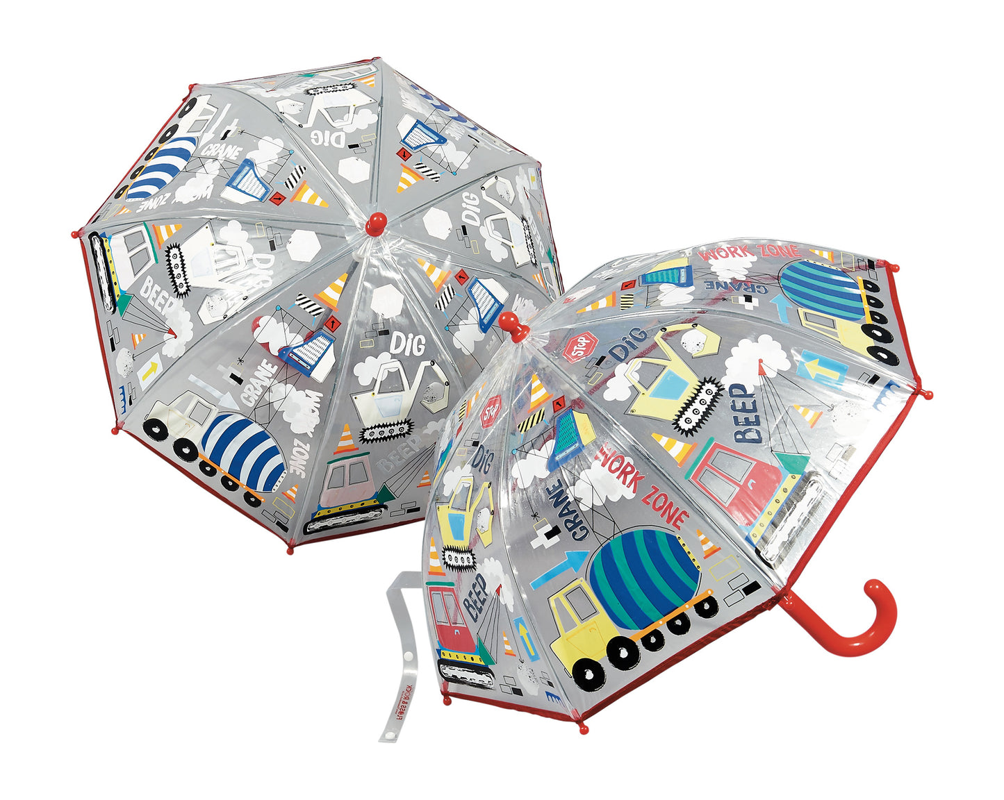 TRANSPARENT COLOUR CHANGING UMBRELLA - CONSTRUCTION