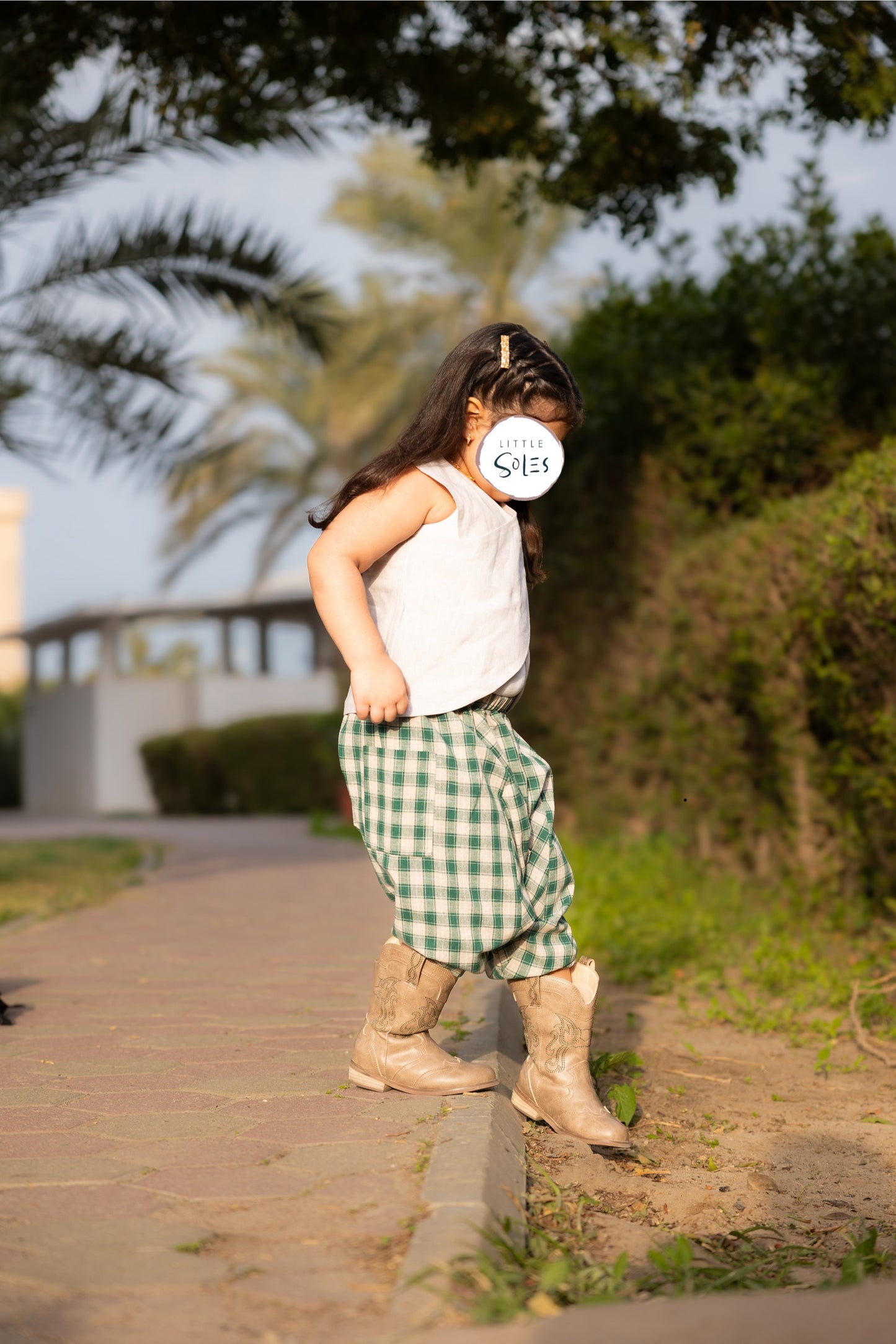 Plaid set (GREEN)(#345)