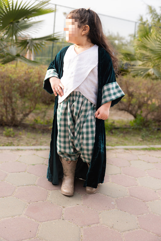 Plaid set (GREEN)(#345)