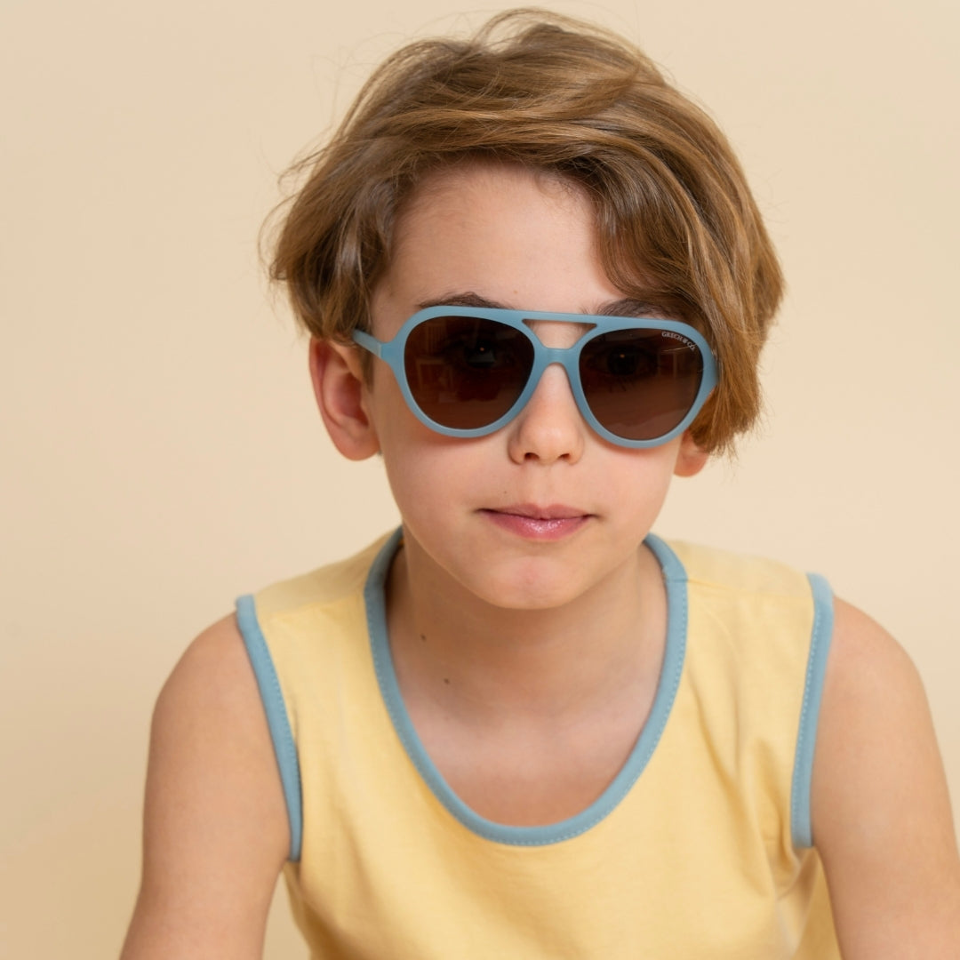 Grech & CO. Aviator Polarized Sunglasses