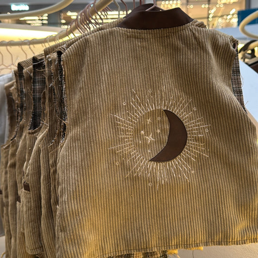 Corduroy Beige Vest