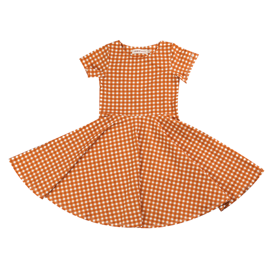 Gingham Twirl Dress