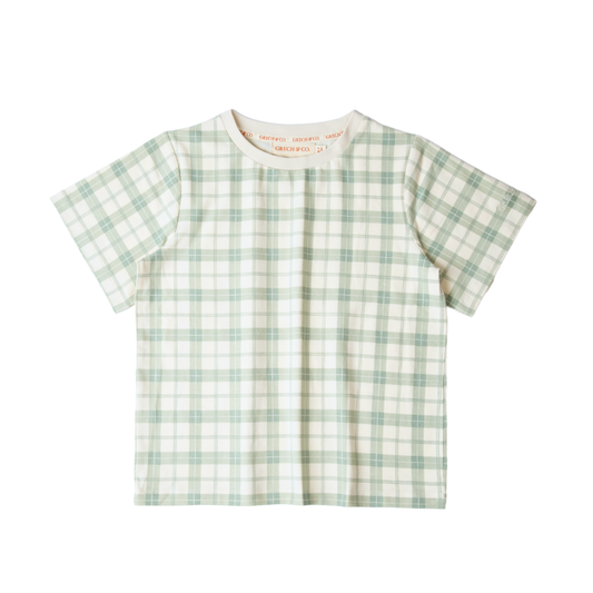 Fern Plaid oversized T-shirt
