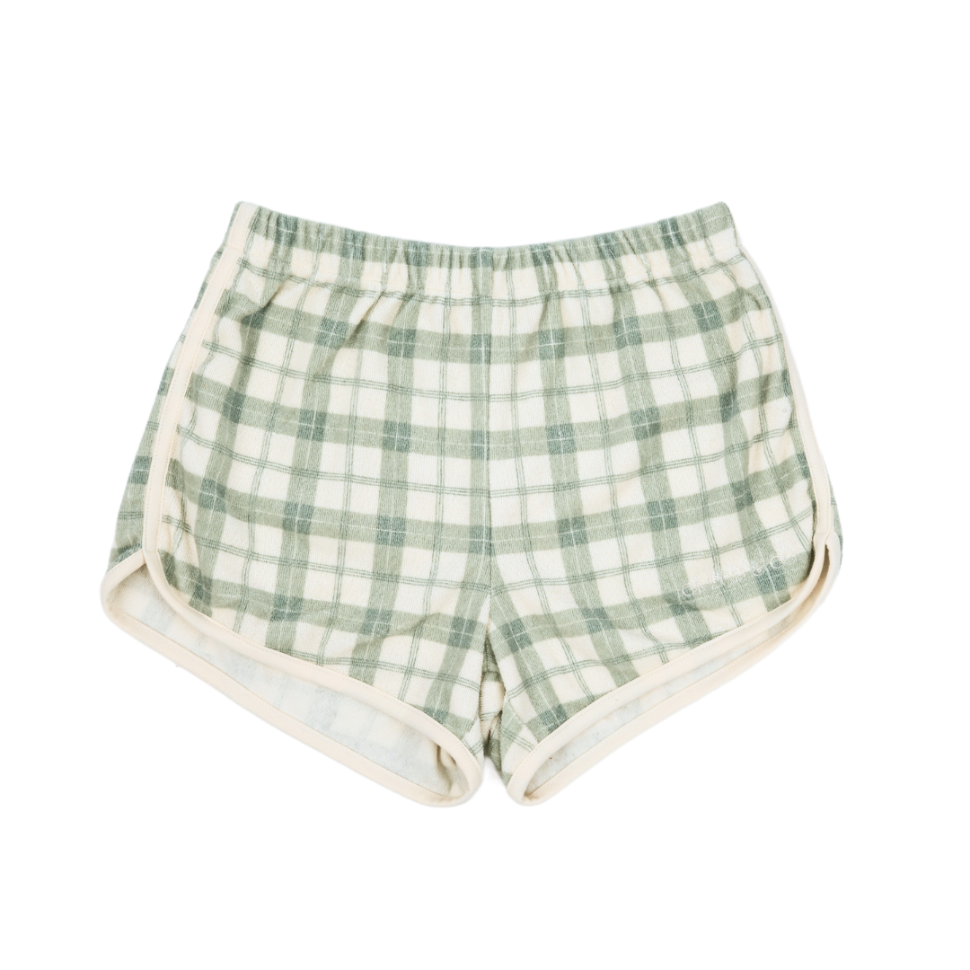 Fern Plaid Retro Shorts