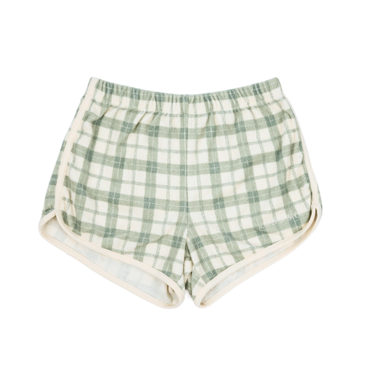 Fern Plaid Retro Shorts