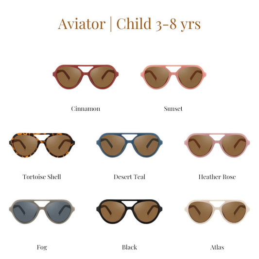 Grech & CO. Aviator Polarized Sunglasses