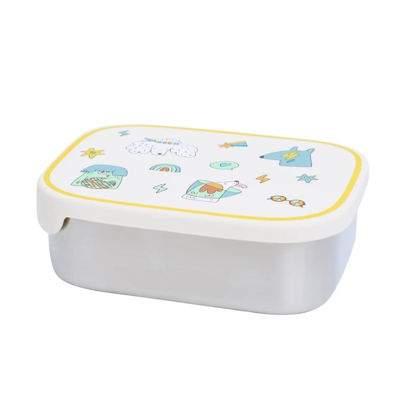 Stainless steel lunchbox FUNKY DOGS