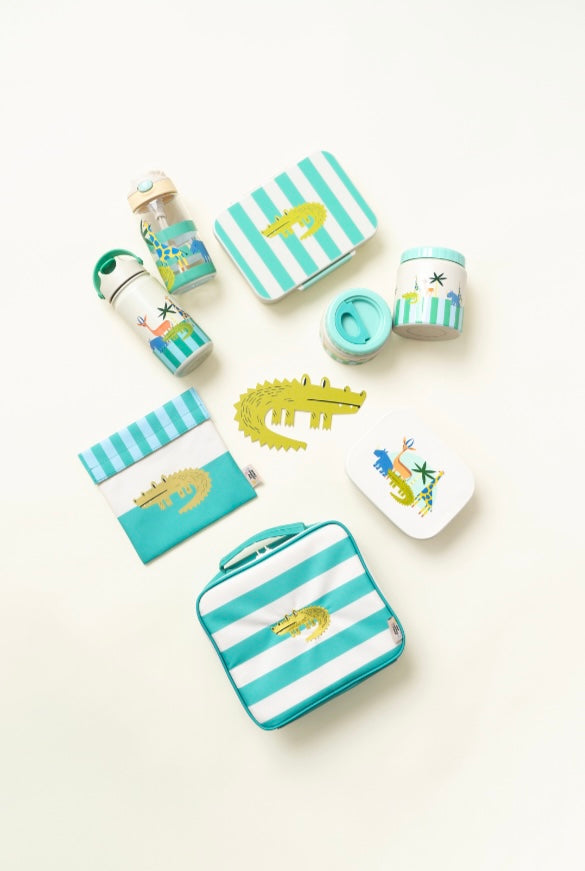 Stainless steel lunchbox CROC ROCK
