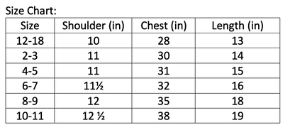 Boys vest (#344)