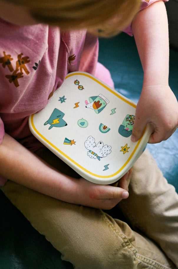 Stainless steel lunchbox FUNKY DOGS