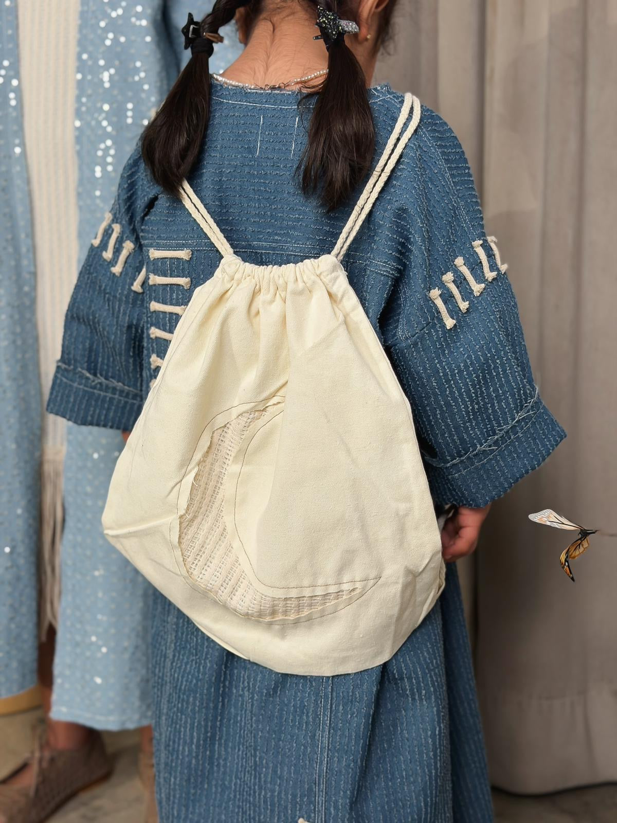 Denim sequin besht (#340)