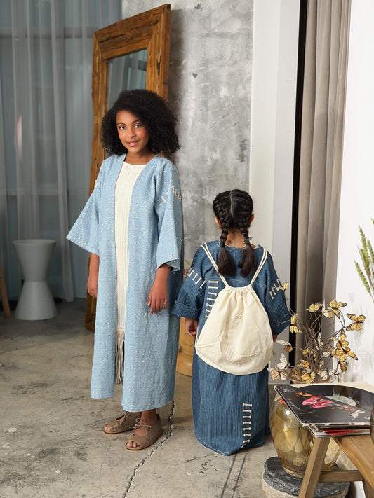 Denim sequin besht (#340)