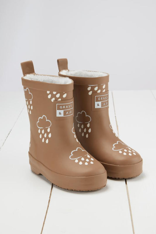 Fudge Brown Color Changing Rainboots