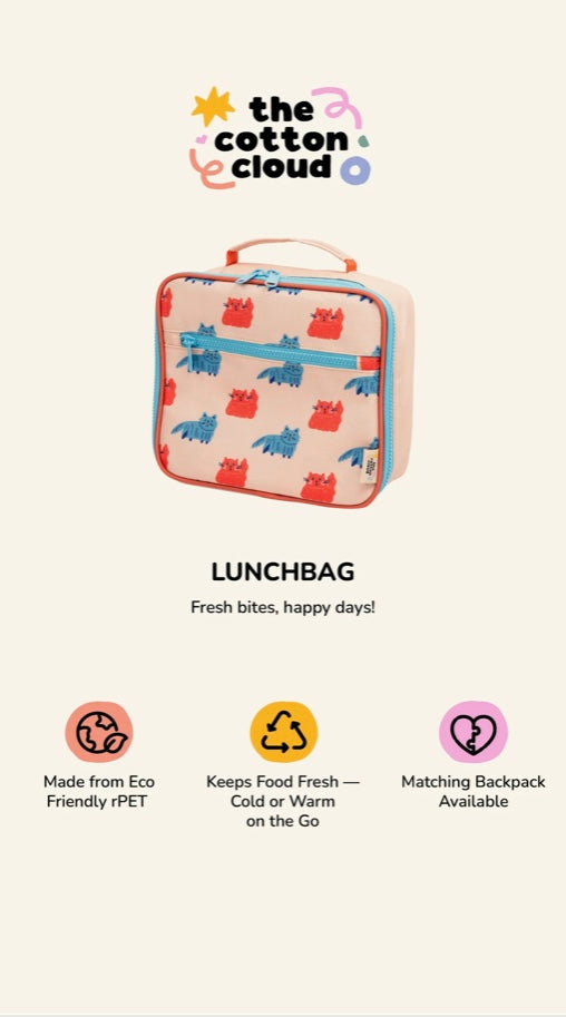 Lunchbag DANCING HEARTS