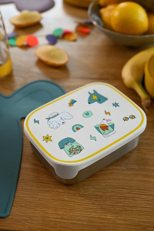 Stainless steel lunchbox FUNKY DOGS