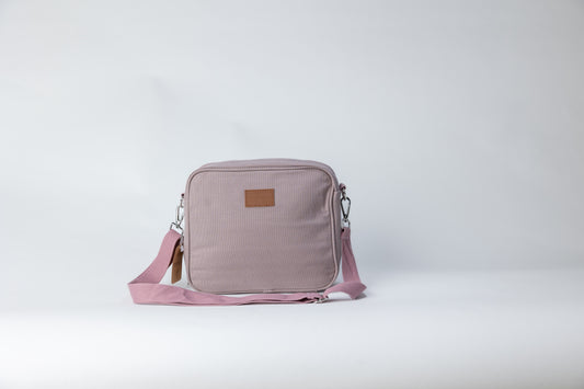 Mauve & Dusty blue lunchbag