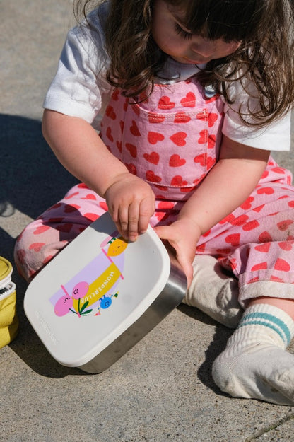 Stainless steel lunchbox CHERRY POP