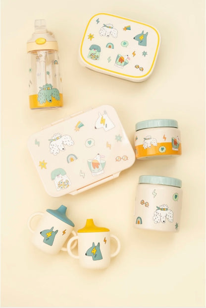 Stainless steel lunchbox FUNKY DOGS