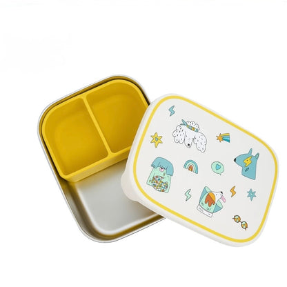 Stainless steel lunchbox FUNKY DOGS