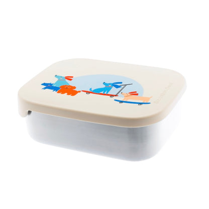 Stainless steel lunchbox WOOF GANG