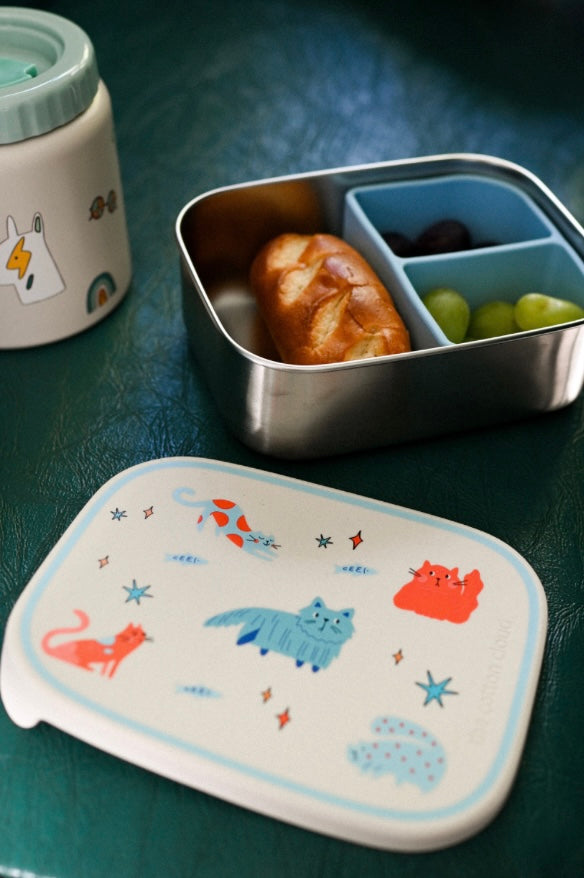 Stainless steel lunchbox MEOWTIFUL CATS