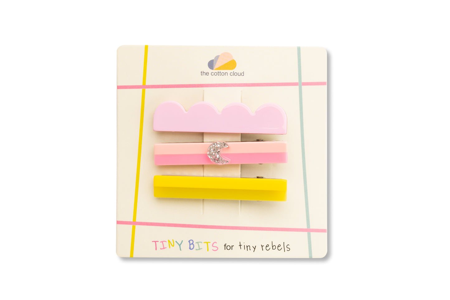 Hair Pins 3-Set Moon