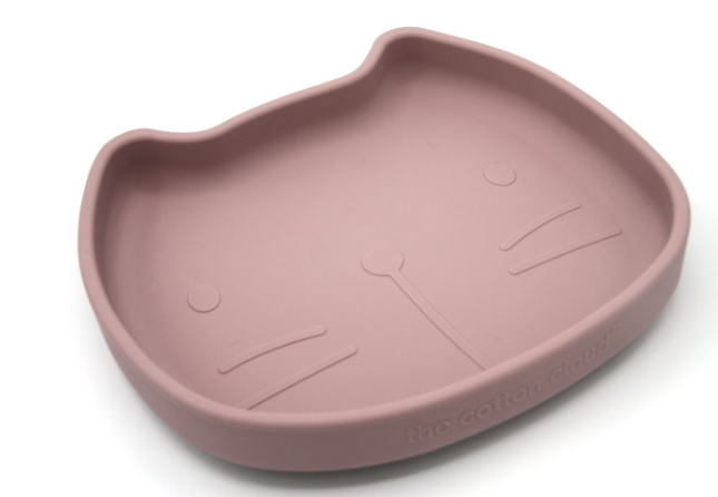 Pippa the Cat Dish Dusty Pink