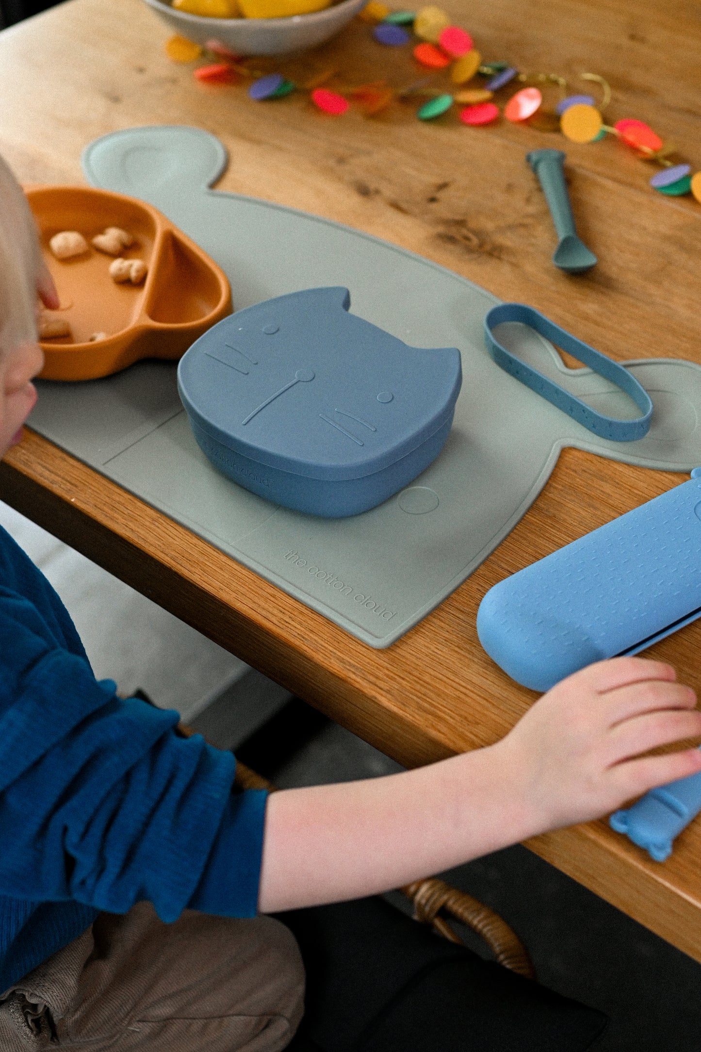 Pippa the Cat Lunchbox Smokey Blue