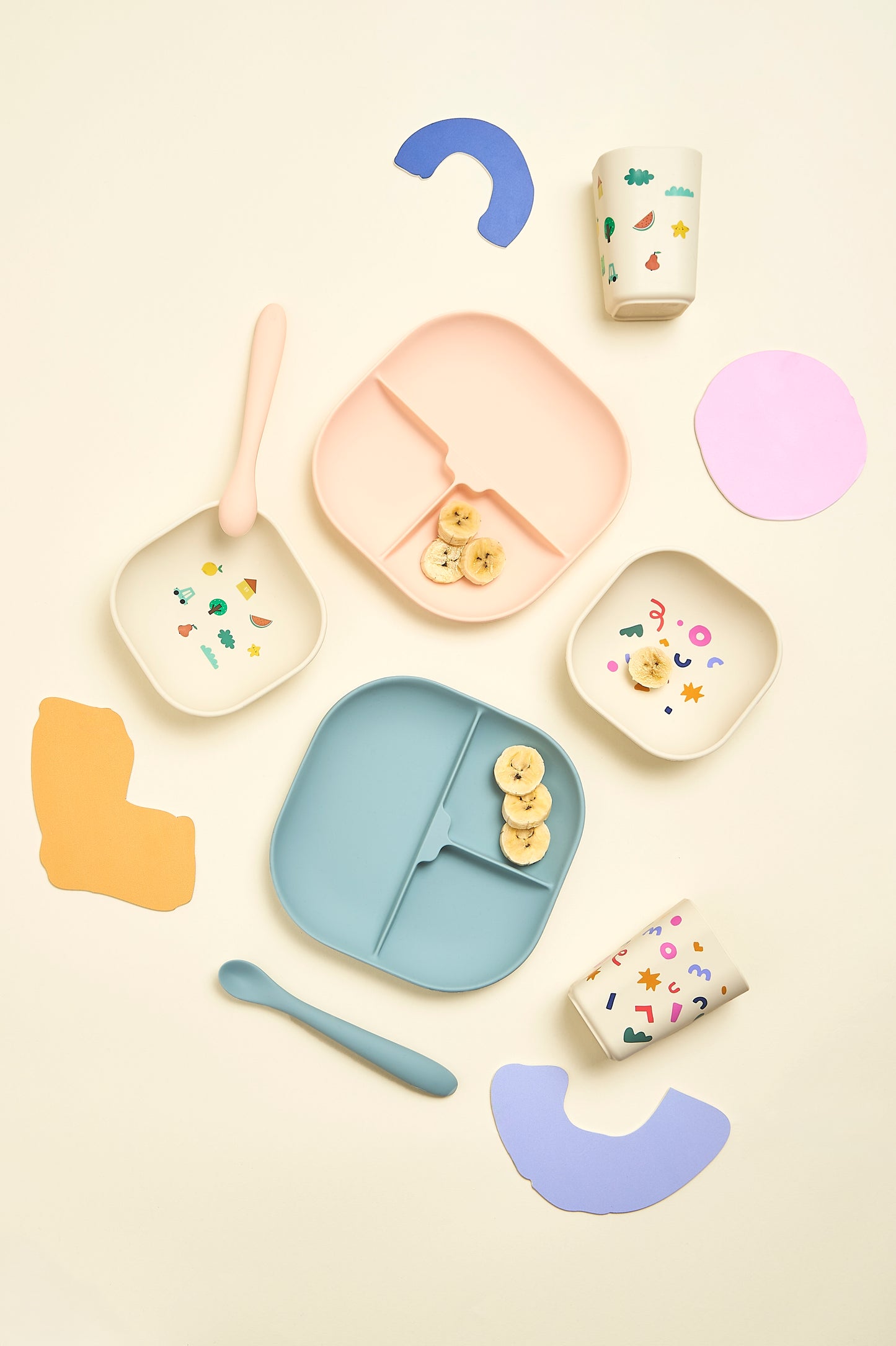 Tiny Bits Tableware Set Tangerine