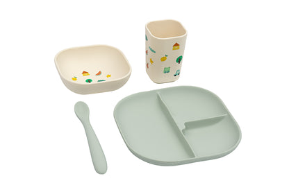 Tiny Bits Tableware Set Wasabi