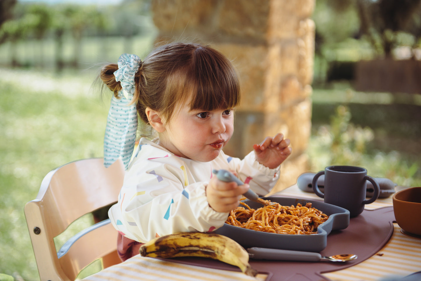 Pippa the Cat Dish Smokey Blue