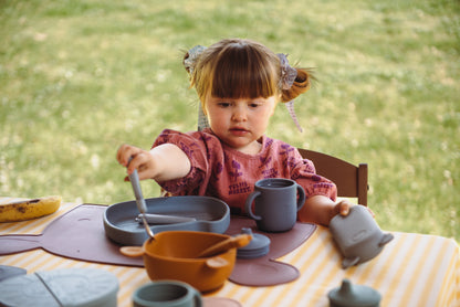 Pippa the Cat Dish Dusty Pink
