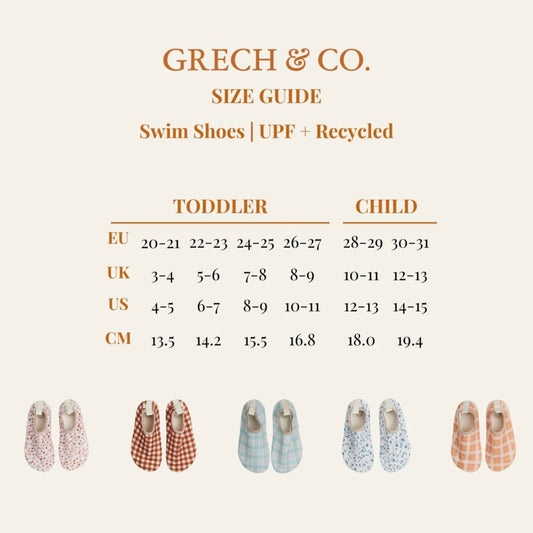 Scandi Floral swim shoes