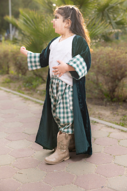 Plaid set (GREEN)(#345)