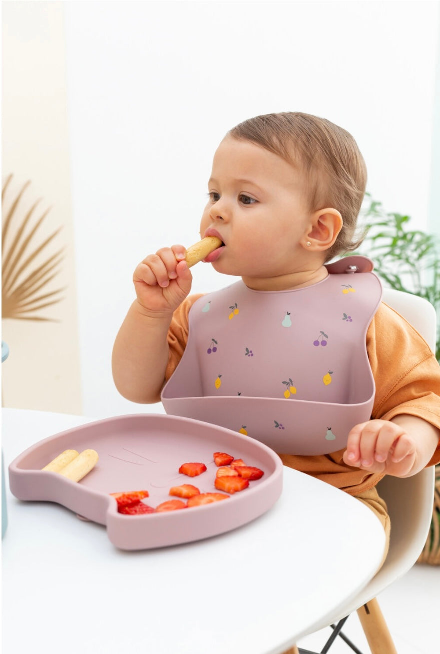 Pippa the Cat Dish Dusty Pink