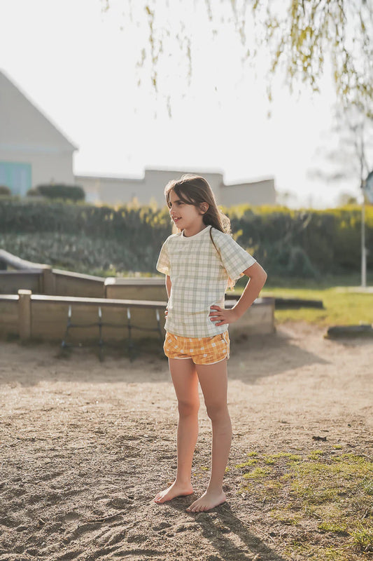 Fern Plaid oversized T-shirt