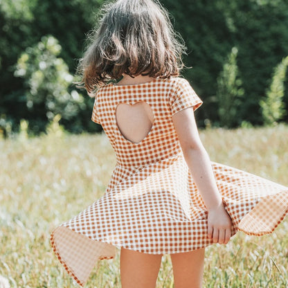 Gingham Twirl Dress
